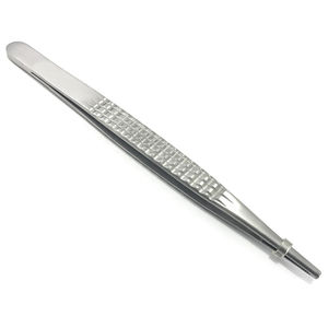 Venta caliente Boney Tissue Forceps 18cm 1x2 dientes Instrumentos quirúrgicos de alta calidad Pinzas anatómicas rectas Fórceps - Product Image 5