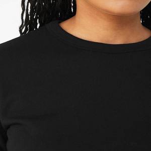 Sudadera Corta de Algodón con Cuello Redondo Personalizada Bella Canvas para Mujer - Product Image 4