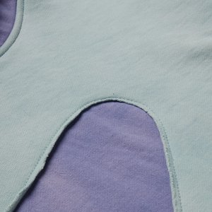 Sweat à capuche oversize pour homme de haute qualité, en molleton de coton bicolore, streetwear, imprimé sur mesure, séchage rapide - Product Image 3