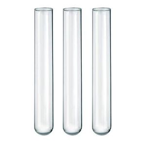 แก้วบอโรซิลิเกตสำหรับหลอดทดลอง ไม่มีขอบ ขนาด 150 x 16 มม. แพ็ค 100 ชิ้น พร้อมฝาไม้ก๊อก - Product Image 1