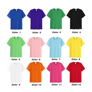 T-shirt vierge imprimé Regular Fit avec votre propre logo pour hommes T-shirt unisexe en coton lourd personnalisé 180-280gsm de haute qualité - Product Image 4