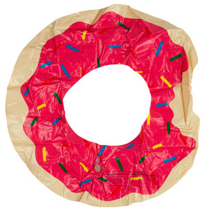Flotador Inflable de Playa en Forma de Donut Rosa - Product Image 6