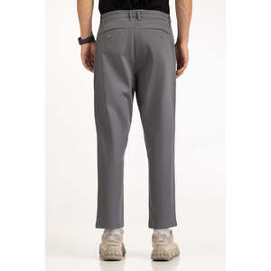 กางเกงชิโน่ทรงปกติ ผ้าฝ้ายอ๊อกซ์ฟอร์ด 100% สำหรับผู้ชาย ตกแต่งด้วยกระดุมและซิป  โลโก้ปรับแต่งได้ สไตล์สปอร์ต-MN-TRC-SS25-028 - Product Image 4