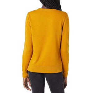 OEM de alta calidad impresa de algodón liso bordado mujeres cuello redondo sudadera mujeres sudaderas con capucha sudadera - Product Image 3
