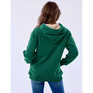 Sweats à capuche surdimensionnés de qualité supérieure pour femme sweats en gros en coton biologique nouveaux sweats à capuche élégants anti-rides pour femmes - Product Image 6