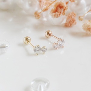 Orecchini da donna alla moda a forma di cerchio a goccia in zirconio cubico in oro 14k-gioielli all'ingrosso di base Piercing gioielli grandi - Product Image 6