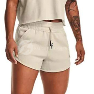 Ensemble de survêtement à capuche et short pour femme, 100% coton molletonné, séchage rapide, emballage personnalisé, deux pièces, vêtements de sport pour le fitness - Product Image 4