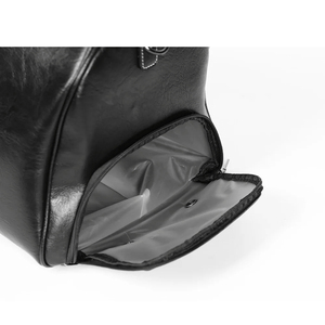 Sac de voyage de grande capacité en cuir de couleur avec logo personnalisé Sac de voyage pour hommes Sac de week-end de nuit - Product Image 5