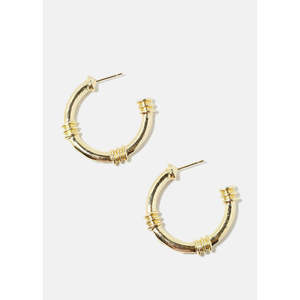 Pendientes de Aro Abiertos Clásicos Vintage Chapados en Rodio con Circonita, Perla, Diamante, Patrón de Mariposa y Bola para Bodas, Fiestas o Regalos - Product Image 3