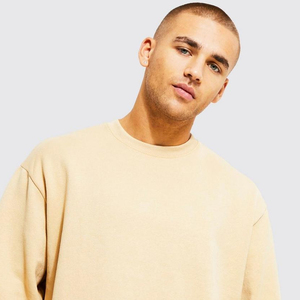 Sudadera de algodón de gran tamaño para hombre, Jersey estampado con logotipo personalizado de calidad, sudaderas con capucha y sudaderas OEM - Product Image 2