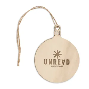 Decorazioni Natalizie Rotonde in MDF Baly, Gadget Natalizi Personalizzati per Arredamento Festivo - Product Image 3