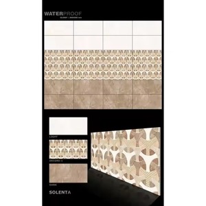 Haute brillance 300x600mm 30x60cm Royal violet fleur Design 12x24 carreaux de mur en céramique pour salle de bain intérieur porcelaine décorative - Product Image 3