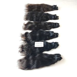 Extensiones de cabello humano de templo camboyano, paquete ondulado de color negro Natural alineado con cutícula, precio de calidad superior - Product Image 1