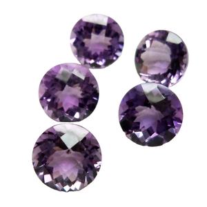 Piedra de amatista púrpura natural hecha a mano corte facetado forma redonda piedra preciosa suelta de la tienda al por mayor en línea ahora para la fabricación de joyas - Product Image 1