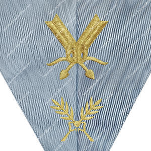 Costume maçonnique Rite français traditionnel col secrétaire vêtements d'officier traditionnels - Product Image 2