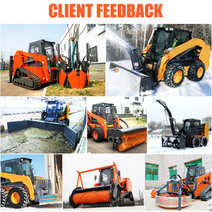 Mini Front <span class=keywords><strong>Loader</strong></span> Bersertifikasi CE/EPA, Tahan Lama, Kapasitas Tinggi, Bucket Batu, Track Skid Steer <span class=keywords><strong>Loader</strong></span>, Pompa Bearing untuk Penanganan Agregat - Product Image 6