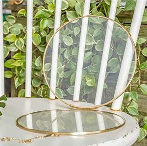 Marco de fotos de vidrio rectangular, marco de escritorio plegable, de latón, dorado antiguo, moderno, para retratos, para pared - Product Image 5