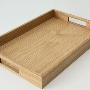 Bandeja de Servicio de Madera Premium, Alta Calidad, Diseño Único para un Servicio Elegante de Alimentos y Bebidas, Artesanía en Madera - Product Image 1