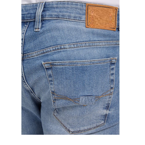 Pantalones cortos de mezclilla de moda de calle alta para hombre, precio al por mayor, 100% algodón, patrón sólido, malla, informal, de talla grande, teñido liso - Product Image 4