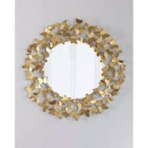 Cadre de miroir en laiton antique haut de gamme orné d'une élégance intemporelle et d'un savoir-faire luxueux pour un salon à thème vintage - Product Image 4