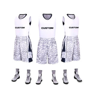 Vêtements de sport de basket-ball de qualité supérieure pour hommes BSCI Polyester respirant nouveau style vêtements d'extérieur grande taille bonne vente basket-ball - Product Image 3