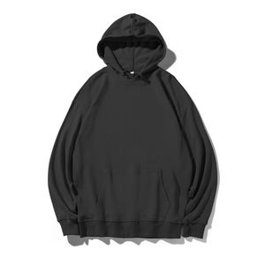 Parches bordados desgastados, Sudadera con capucha para hombre, ropa de calle de ocio, sudaderas con capucha de algodón con logotipo áspero personalizado - Product Image 5