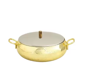 Casseroles en acier inoxydable en métal de taille attrayante forme et couleur avec Logo personnalisé ustensiles de cuisine vaisselle casseroles chaudes - Product Image 5