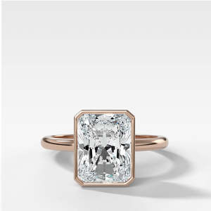 Anillo de Compromiso con Diamante de Corte Radiante de 2.00 CT con Certificación IGI, Diseño de Halo con Bisel Completo, Anillo de Boda, Anillo de Aniversario para Mujer - Product Image 3