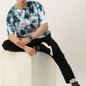 Camisetas Ligeras de Secado Rápido, Transpirables y Ecológicas con Estampado Tie Dye, de Poliéster/Algodón, para Hombre, Uso Casual al Aire Libre - Product Image 3