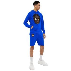 Nouvelle arrivée 2024 Ensemble sweat à capuche et short à manches longues respirant et ensemble de jogging court meilleur fournisseur - Product Image 3