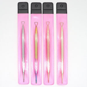 Nouvel outil d'art des ongles de marque en acier inoxydable outils de poussée des ongles de haute qualité poussoir à cuticules - Product Image 5