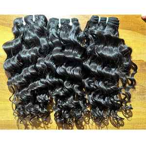 LES EXTENSIONS DE CHEVEUX INDIENS NATURELS BOUCLÉS DU TEMPLE DU SUD PEUVENT ÊTRE BLEECH JUSQU'À 613 BLONDE - Product Image 3