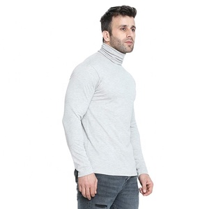 Camisetas de moda de invierno de talla grande para hombre, Jersey cómodo de alta calidad con logotipo de Color personalizable, diseño transpirable de cuello largo - Product Image 1