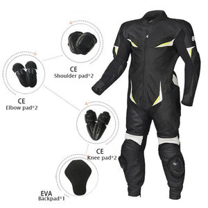 Trajes de Motocicleta de Cuero para Hombre, Transpirables, Resistentes al Viento, con Protección UV, Bordado 3D, Hechos en Pakistán, Ropa de Carreras, Logotipo Personalizado - Product Image 6