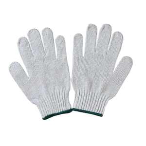 Guantes de trabajo de punto de algodón blanco de alta calidad Hilo de lana duradero Protección de manos de seguridad Uso industrial diario Flexible de secado rápido - Product Image 5