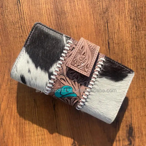 ใหม่กระเป๋าถือหนังวัวเฟอร์ทรงเครื่องมือแบบตะวันตกสำหรับผู้หญิงกระเป๋าคลัทช์หนังขนสัตว์มีสไตล์ที่มีเครื่องมืออเนกประสงค์สำหรับผู้หญิงชุดสามชิ้นที่มีที่จับ ATM - Product Image 2