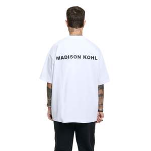 Core T-shirt surdimensionné blanc 300 GSM coton Jersey mi-poids coupe décontractée Boxy épaule tombante col côtelé luxe Streetwear - Product Image 2