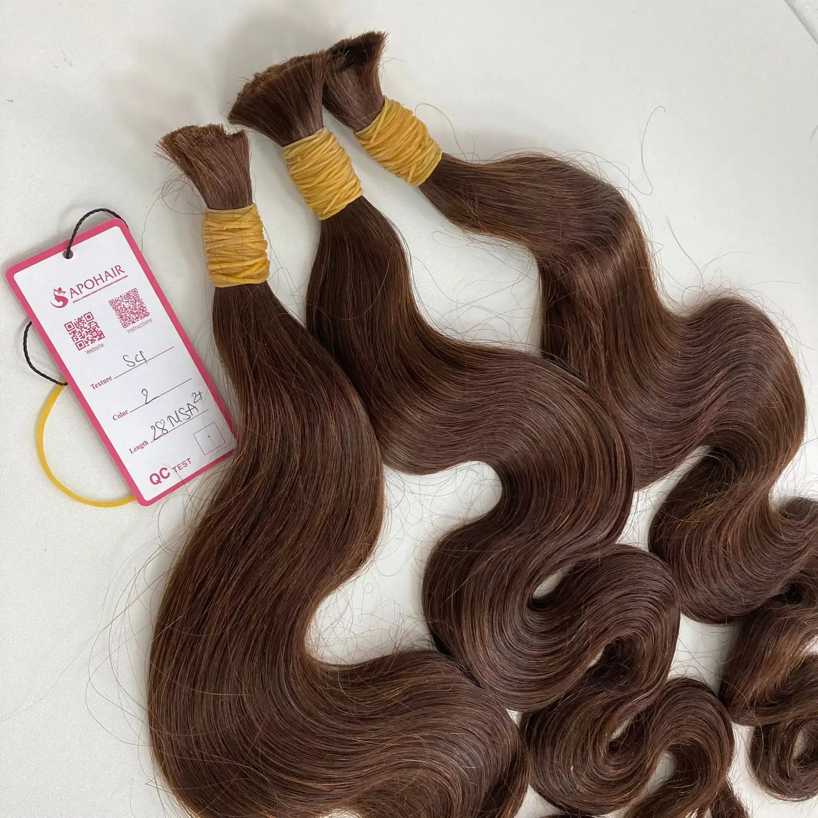 100% выровненные кутикулы коричневые водоватые вьетнамские Реми волосы для наращивания объемные натуральные человеческие волосы высокого качества женские волосы