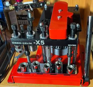 Oren Celik Makina ORM200x5-36/410, Engarzadora Motorizada de 5 Estaciones para Cartuchos de Acero Calibre 36/410, Accesorio de Caza 6x - Product Image 6