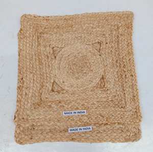 Manteles individuales de jacinto de agua natural ecológicos, manteles tradicionales antideslizantes tejidos a mano, lavables para boda, comedor, hogar - Product Image 3