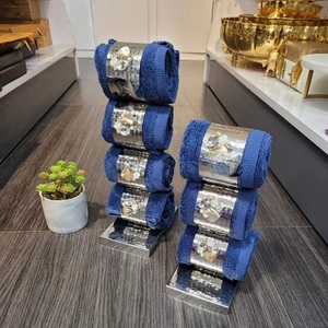 Servilletero de Metal de alta calidad, soporte organizador de exhibición de tejido de mesa de buena calidad para restaurantes, vajilla de vida, bebida - Product Image 1