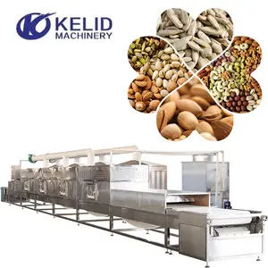 Automatic Industrial Microwave Nuts Raisins Seeds Drying Machine Dryer