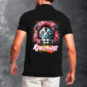 เสื้อโปโลผ้าฝ้าย100% สำหรับผู้ชายเสื้อยืดแขนสั้นระบายอากาศปักลายสีทึบออกแบบได้ตามต้องการ - Product Image 4