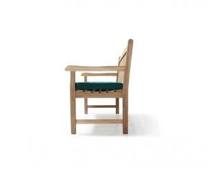 Banc de jardin 4 places en teck, minimaliste, durable et résistant à l'eau, mobilier d'extérieur pour patio, appartement et hôtel - Product Image 3