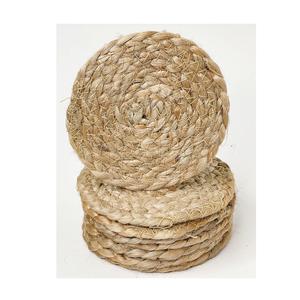 Handcrafted Jute <b>Coasters</b> for Dining Table Natural Durable <b>Heat</b> Resistant - Product Image 1