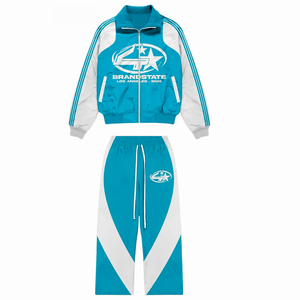 Streetwear personnalisé Survêtement Ensemble Deux Pièces À Capuche Et Joggers Coupe Surdimensionnée Mode Sportswear En Gros Pour Hommes Femmes - Product Image 4