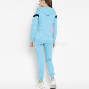 ชุดกีฬาขนแกะยาวของผู้หญิงชุดวอร์มแบบมีซิปตกแต่งมาใหม่ - Product Image 4