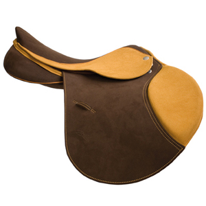 Selle de course de cheval en cuir véritable à 100%, légère, produits de course de cheval anglais en provenance d'Inde - Product Image 2