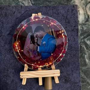 Modern Handmade Resin Photo Frame with Minimalist <b>Angel</b> Design for Wedding Pictures Graduation <b>Gift</b> Very Low Cost at HF Crafts - Product Image 3