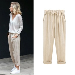 Lightweight Breathable <b>Trousers</b> High Waist Denim Wide Leg Pants <b>Women</b> <b>Summer</b> Thin High Waist Drapey Casual Ice Silk Cool Pants - Product Image 3